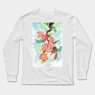 Floral Spring Feelings Long Sleeve T-Shirt